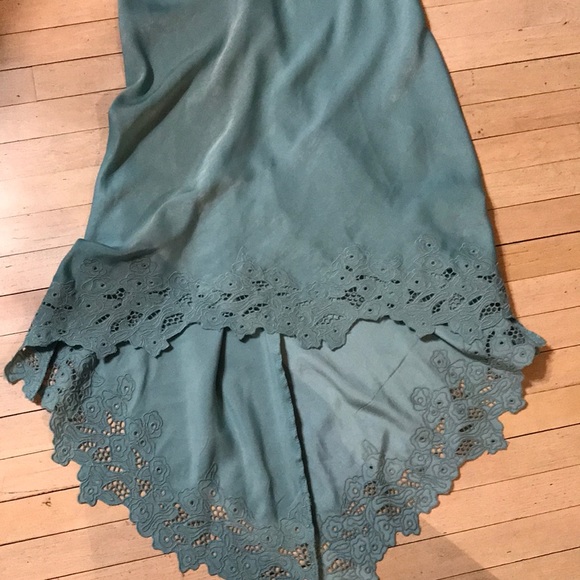 Mendocino-Mint Green spaghetti strap dress - Picture 3 of 4